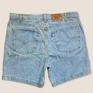 Vintage 90s Levi's 540 Denim Jorts Shorts Relaxed Size 38